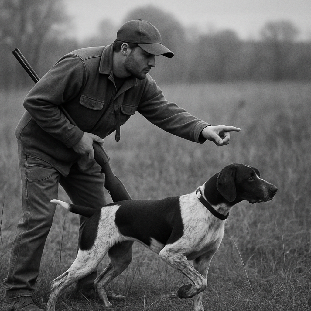hunting dog tricks