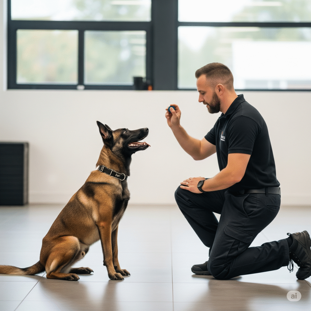 dog training, dog training for security