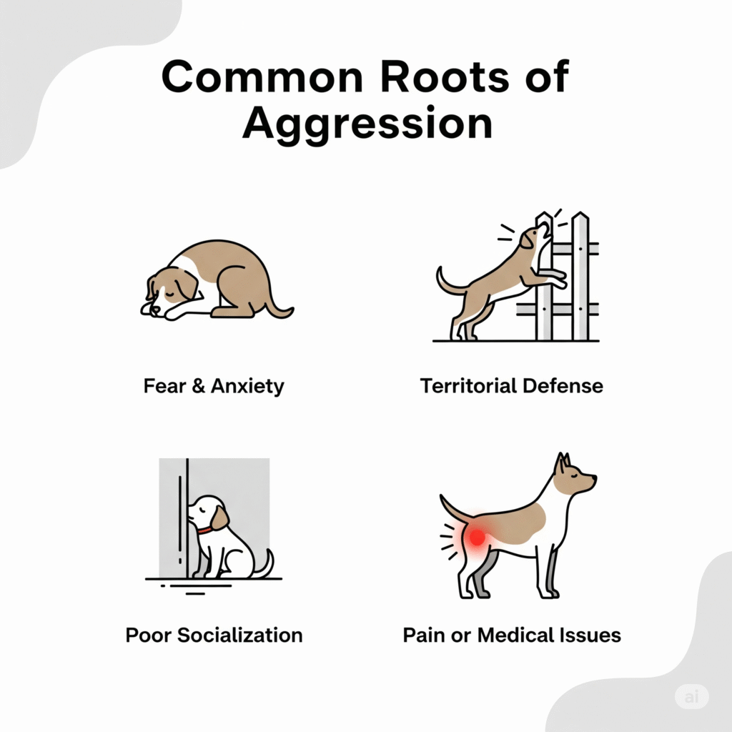 dog aggression training, tips to tackle dog aggression, dog aggression handlig techniques, zonzo, hunting dogs aggression